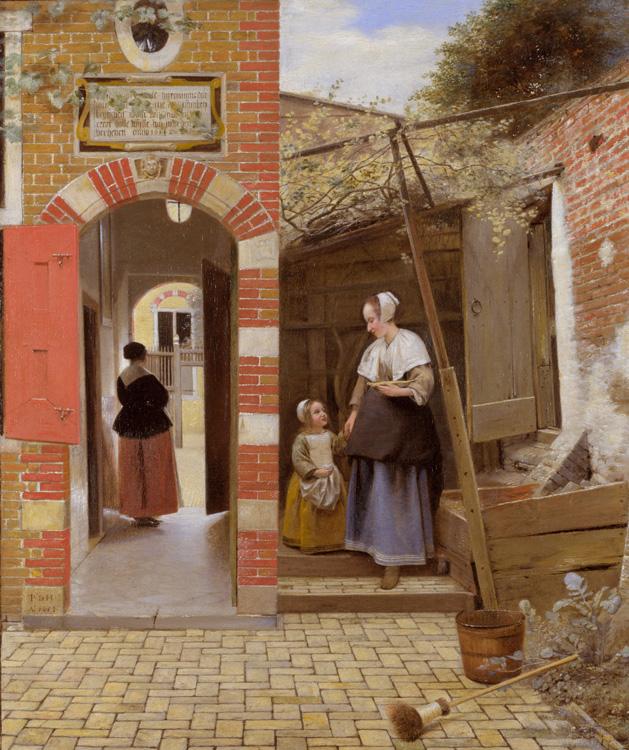 Pieter de Hooch The Courtyard of a House in Delft (mk08) oil painting image